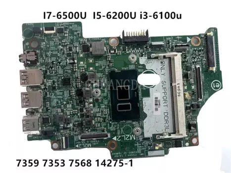 Материнская плата для DELL Inspiron 13 7359 7353 14275-1 KN06J 0KN06J I3-6100U DDR3L