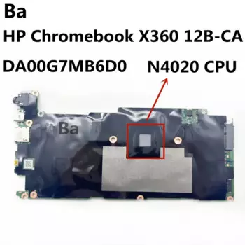 Материнская плата для HP Chromebook x360 12B-CA 14B-CA DA00G7MB6D0 CPU SRET0 N4020