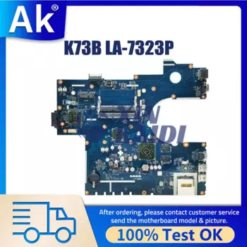 Материнская плата для ноутбука ASUS LA-7323P K73B K73BR PBL70 материнская плата для ноутбука E450 E2-1800 процессор DDR3 системная плата 100% ТЕСТ ОК