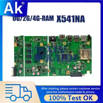 Материнская плата для ноутбука ASUS X541N X541NA A541NA F541NA R541NA D541NA X541, материнская плата N3350 N4200 N3710 CPU 0G 2G 4G RAM