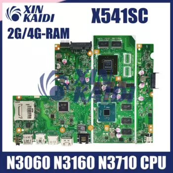 Материнская плата для ноутбука ASUS X541S A541SC X541SC F541SC D541SC R541SC, материнская плата N3060 N3160 N3710 CPU 2G 4G-RAM GT810M