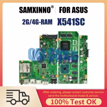Материнская плата для ноутбука ASUS X541S A541SC X541SC F541SC D541SC R541SC, материнская плата N3060 N3160 N3710 CPU 2G 4G-RAM GT810M