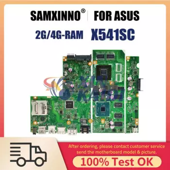 Материнская плата для ноутбука ASUS X541S A541SC X541SC F541SC D541SC R541SC, материнская плата N3060 N3160 N3710 CPU 2G 4G-RAM GT810M