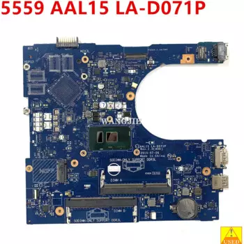 Материнская плата для ноутбука Dell Inspiron 15 5559 5459 5759 0FV59D I5-6200U/0RV4XN I7-6500U/096H02 4450U AAL15 LA-D071P