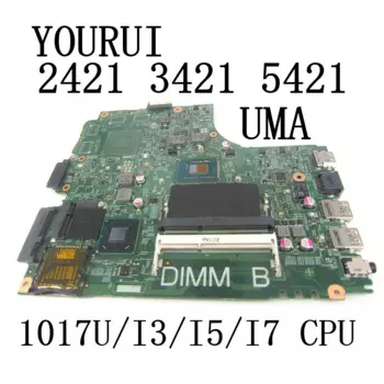 Материнская плата для ноутбука dell Inspiron 2421 3421 5421 с процессором 1017U/I3/I5/I7 PWB:5J8Y4 12204-1 Материнская плата UMA
