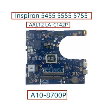Материнская плата для ноутбука Dell Inspiron 5455 5555 5755, Диагональ экрана 8700 дюйма, CD4HR CD4HR с процессором A10-P DDR3