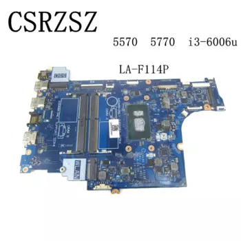 Материнская плата для ноутбука Dell inspiron 5570 5770 с процессором i3-6006u
