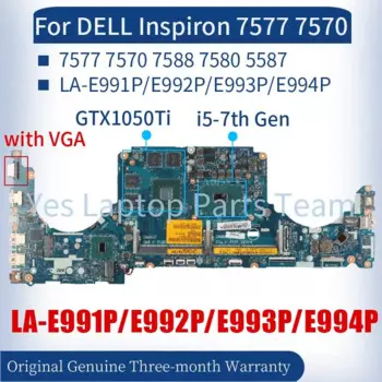 Материнская плата для ноутбука DELL Inspiron 7577 7570 5587 7580 7588, LA-E991P LA-E992P LA-E993P LA-E994P 0KN44F