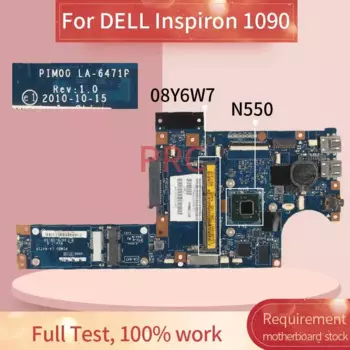 Материнская плата для ноутбука DELL Inspiron DUO 1090 N550 PIM00 LA-6471P 08Y6W7 SLBXF DDR3, материнская плата для ноутбука