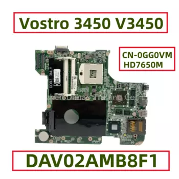 Материнская плата для ноутбука Dell Vostro 3450 V3450 с HD7650M GPU DAV02AMB8F1 CN-0GG0VM 0GG0VM GG0VM полностью протестирована