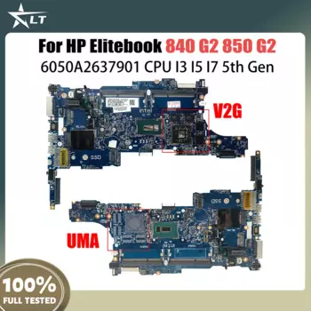 Материнская плата для ноутбука HP Elitebook 840 G2 850 G2 I3 5th Gen CPU 6050A2637901 799510-601 799510-501 799513-601