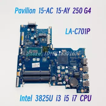 Материнская плата для ноутбука HP Pavilion 15-AC 15-AY 250 G4 с процессором 3825U i3 i5 i7 UMA DDR3L