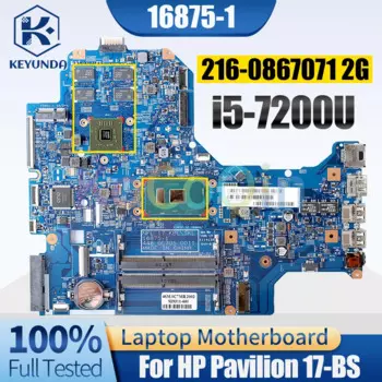 Материнская плата для ноутбука HP Pavilion 17-BS 16875-929311, 601-216, 2G, полностью протестирована, 0867071-1