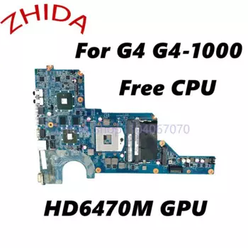 Материнская плата для ноутбука HP Pavilion G4, материнская плата HM55 DDR3 HD 6470M 636372-001 636371-001 DA0R12MB6E0, полностью протестирована