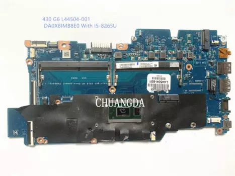 Материнская плата для ноутбука HP ProBook 430 G6 DA0X8IMB8E0 X8I L44504-601 L44504-001 i5-8265U DDR4, материнская плата для ноутбука