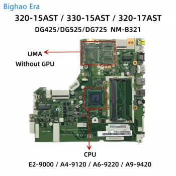 Материнская плата для ноутбука Lenovo 320-15AST 330-15AST 320-17AST с AMD NM-B321 A4 A6 E2-9000 CPU DDR4 R5 M530 2GB-GPU