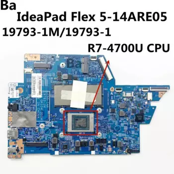 Материнская плата для ноутбука Lenovo IdeaPad Flex 5-14ARE05 19793-1/19793-1M с процессором R7-4700U 8G