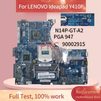 Материнская плата для ноутбука LENOVO Ideapad Y410P NM-A031 SR17E HM87 N15P-GT-A2 GTX860M 2G DDR3, материнская плата для ноутбука протестирована
