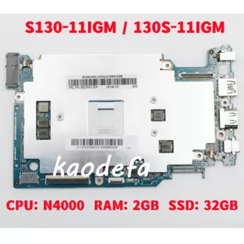 Материнская плата для ноутбука Lenovo S130-11IGM 130S-11IGM CPU: N4000 RAM: 2 Гб SSD: 64 Гб FRU: 5B20R61504 100% ТЕСТ ОК