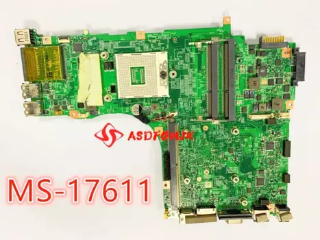 Материнская плата для ноутбука MSI GX780R GT780 GT780R GT780DXR MS-17611 REV1.1 DDR3 HM67, тест материнской платы ОК, бесплатная доставка