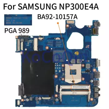 Материнская плата для ноутбука SAMSUNG NP300E4C BA41-01974A BA92-10157A PGA 989 SLJ8F DDR3