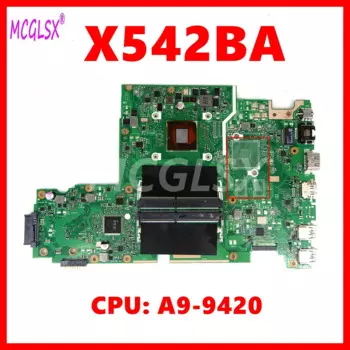 Материнская плата для ноутбука X542BA с A9-9420 CPU UMA Материнская плата ASUS X542B X542BP A580B K580B X542BA 100% протестирована ОК
