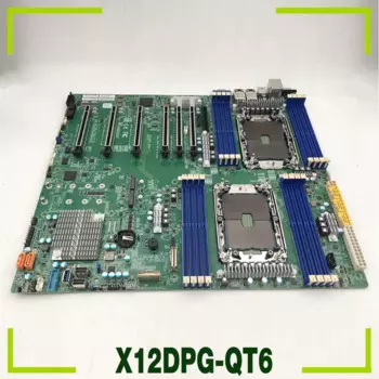 Материнская плата для рабочей станции Supermicro LGA-4189 DDR4 масштабируемые процессоры 3-го поколения PCI-E 4,0 M.2 IPMI2.0 X12DPG-QT6