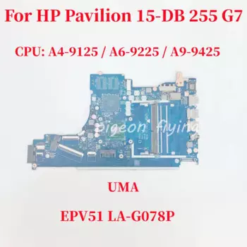 Материнская плата EPV51 для ноутбука HP Pavilion 15-DB 15T-DB 255 G7, центральный процессор: искусственная кожа, DDR4 100%, тест ОК