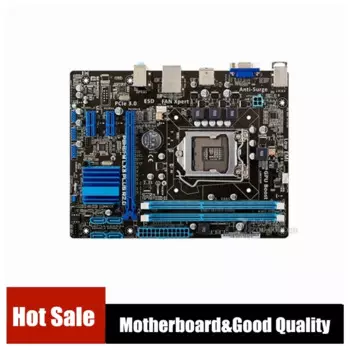 Материнская плата H61 для настольных компьютеров P8H61-M LX3 PLUS R2.0 Socket LGA 1155 i3 i5 i7 DDR3 16G uATX UEFI BIOS материнская плата