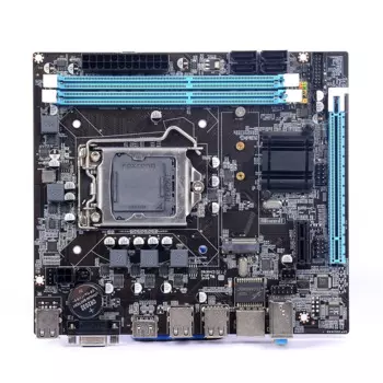 Материнская плата H61 LGA1155 USB2.0 SATA2.0 материнская плата с максимальной емкостью 16 Гб Micro-ATX материнская плата для ПК со встроенной видеокартой PCIe 16x