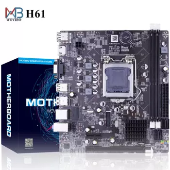 Материнская плата H61, LGA 1155 DDR3, 16 Гб памяти Micro-ATX для настольного ПК, материнская плата для разъема LGA1155, Intel Core I3 I5 I7 ЦП Xeon