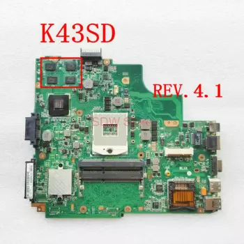 Материнская плата K43SD для ASUS K43SD A43S K43E REV.4.1 HM65