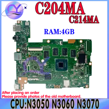 Материнская плата KEFU C214M Материнская плата ASUS C214MA C204MA C204M C214 C204 для ноутбука N4000 N4020 RAM-4GB/32G/64G/128G