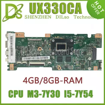 Материнская плата KEFU UX330CA для ноутбуков ASUS U330C UX330 UX330C UX330CAK, рабочая плата стандарта GM 100%, 8 ГБ/4 ГБ