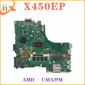 Материнская плата KEFU X450EP для ноутбука ASUS X450E X450EP X450 X450EA материнская плата с процессором AMD 0 ГБ/2 ГБ/4GB-RAM UMA/PM