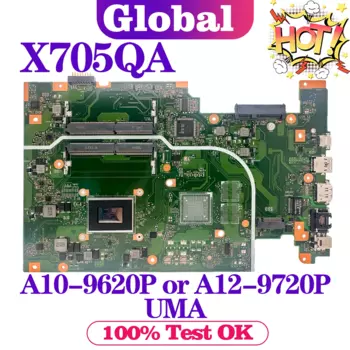 Материнская плата KEFU X705QR Материнская плата ASUS X705QA F705Q A705Q X705Q для ноутбука CPU A10 A12 UMA/V2G DDR4