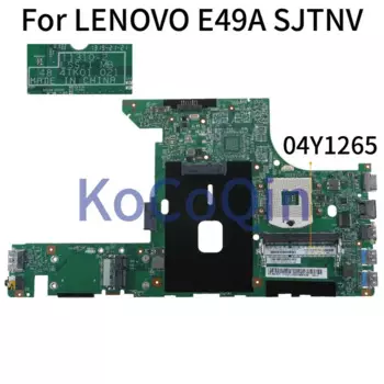Материнская плата KoCoQin для ноутбука LENOVO E49A, материнская плата 04Y1265 11310-2 48. 4tk01. 021 SJTNV