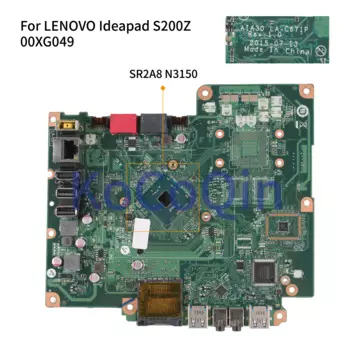 Материнская плата KoCoQin для ноутбука LENOVO Ideapad S200Z C2000 AIO, материнская плата 00XG049 IBSWSC AIA30 LA-C671P SR2A8 N3150 CPU