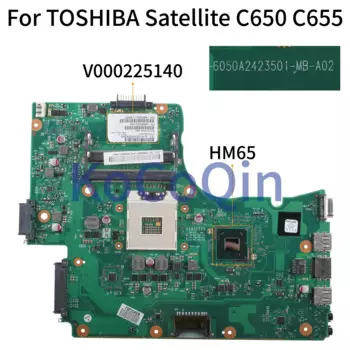 Материнская плата KoCoQin для ноутбука TOSHIBA Satellite C650 C655 HM65, материнская плата 6050A2423501-MB-A02 V000225140