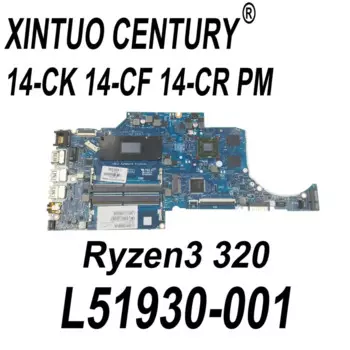 Материнская плата L51930-001 L54189-001 для ноутбука HP 114-CK 14-CF 14-CR, 6050A3068501, AMD Ryzen3, 320, 216-0889018, 100%