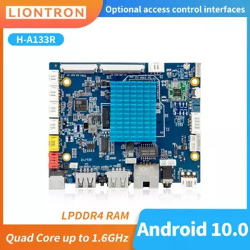 Материнская плата LIONTRON для разработки, материнская плата WiFi BT USB OTG I2C GPIO, инфракрасный приемник POE Android 10,0 Linux QT