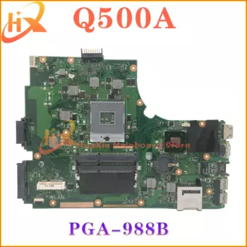 Материнская плата ноутбука Материнская плата ASUS Q500 Q500A, материнская плата ноутбука PGA-988B DDR3 SLJ8E REV: 2,1, тест основной платы ОК