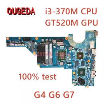 Материнская плата OUGEDA DAR18DMB6D0 DAR18DMB6D1 655985-001 для ноутбука HP Pavilion G4 G6 G7 HM55 DDR3 i3-370M GT520M, Бортовая материнская плата