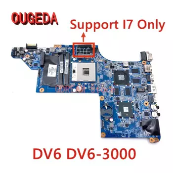 Материнская плата OUGEDA для ноутбука HP DV6-3000 DA0LX6MB6H1 DA0LX6MB6F2 630278-001 592816-001 615278-001 HD5650 1 Гб, полностью протестирована