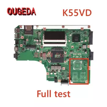 Материнская плата OUGEDA REV3.0 60-N89MB1300-B02 для ноутбука Asus K55VD, материнская плата для ПК HM76 DDR3, полностью протестирована