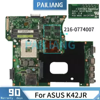 Материнская плата PAILIANG для ноутбука ASUS K42JR, материнская плата 216-0774007 REV 2,0 DDR3, протестирована