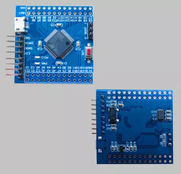 Материнская плата Stm32f303rct6, основная плата Stm32f303 большой емкости, с одним чипом, микрокомпьютер 64p