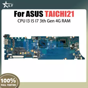 Материнская плата TAICHI21 для ноутбука ASUS TAICHI 21, материнская плата с процессором I3-3217U I5-3317U I7-3537, 4 ГБ ОЗУ
