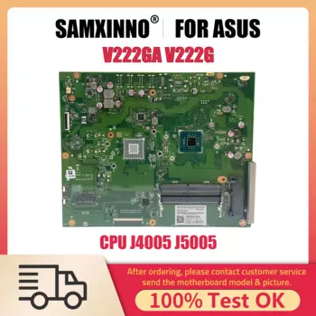 Материнская плата V222GA для ноутбука ASUS AIO, материнская плата с процессором J4005 J5005 DDR4 100%, протестирована полностью