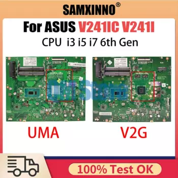 Материнская плата V241IC для ноутбука Asus V241I V241IC, основная плата «Все в одном» с процессором 4405U 4415U I3 I5 I7 930MX, протестирована ОК